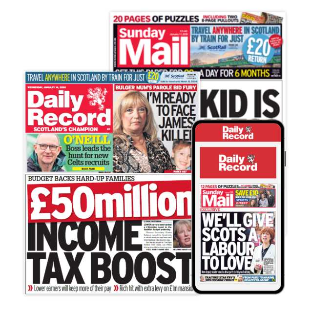 Daily Record and Sunday Mail plus FREE digital edition